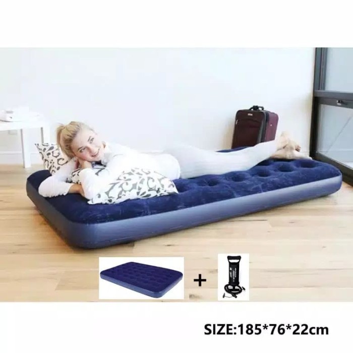 Kasur Angin Single Kasur Tidur Angin + Pompa Angin