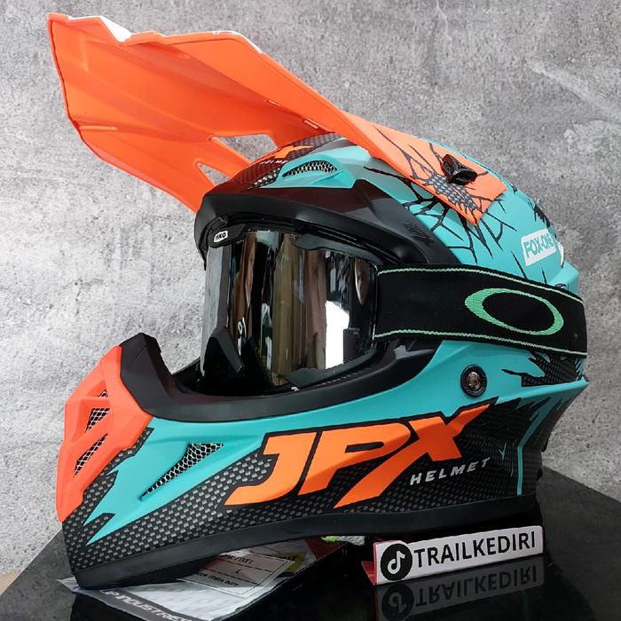 Jpx Cross X34 Dop Toska Fox1 Helm Trail Google