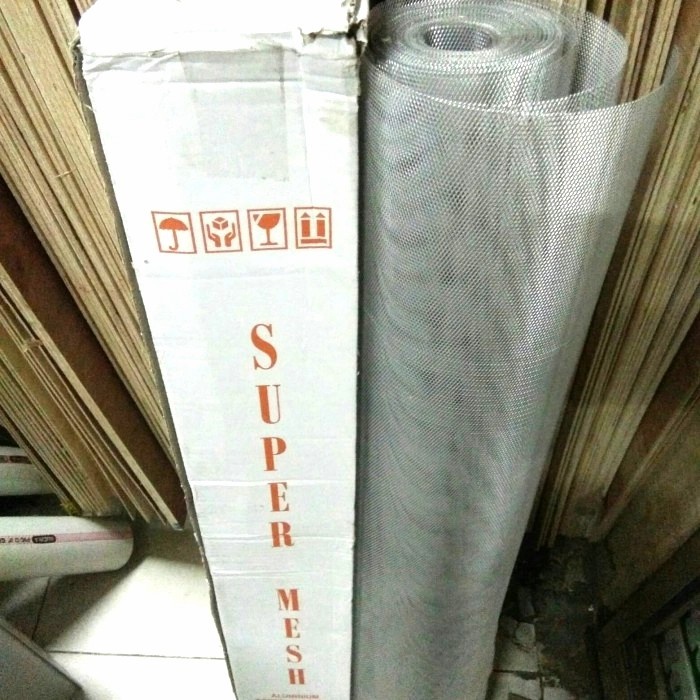 KAWAT PARABOLA SUPER MESH 25MTR /KAWAT NYAMUK ALUMINIUM