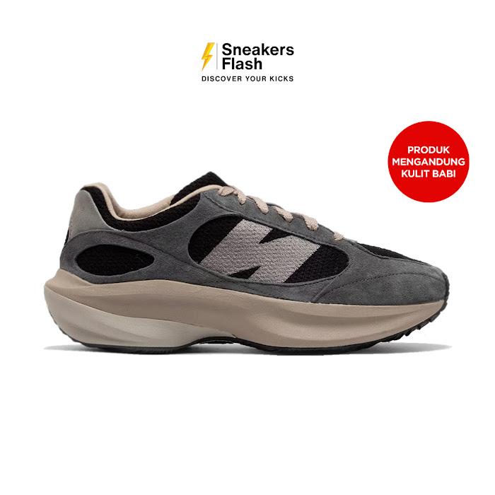 NEW BALANCE Wrpd Runner Magnet Grey Black Sepatu Sneakers Unisex - UWRPDCST - Size 42.5