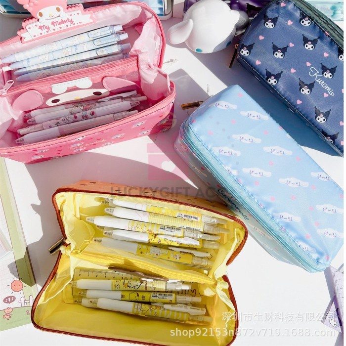 

NEW EDITION TEMPAT PENSIL SANRIO / KOTAK PENSIL SANRIO PERSEGI PANJANG