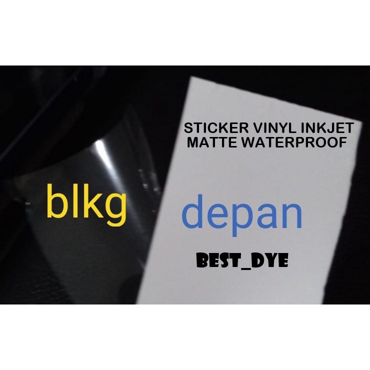 

Tier Vinyl Injet Matte Waterproof 120 Gm , A3= 31,5 Cm 30 M, Roll