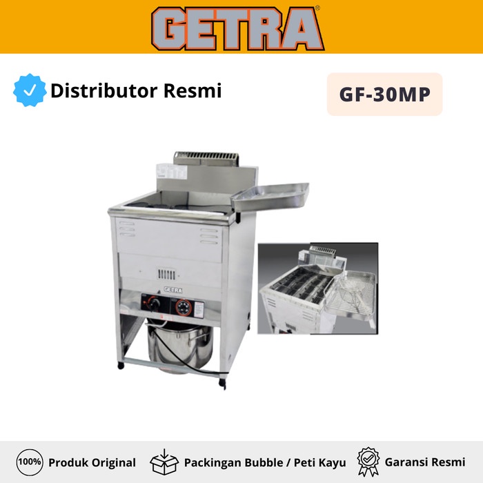 Deep Fryer Gas Getra Gf-30Mp Table Top Gas Fryer 30 Liter Asian Series