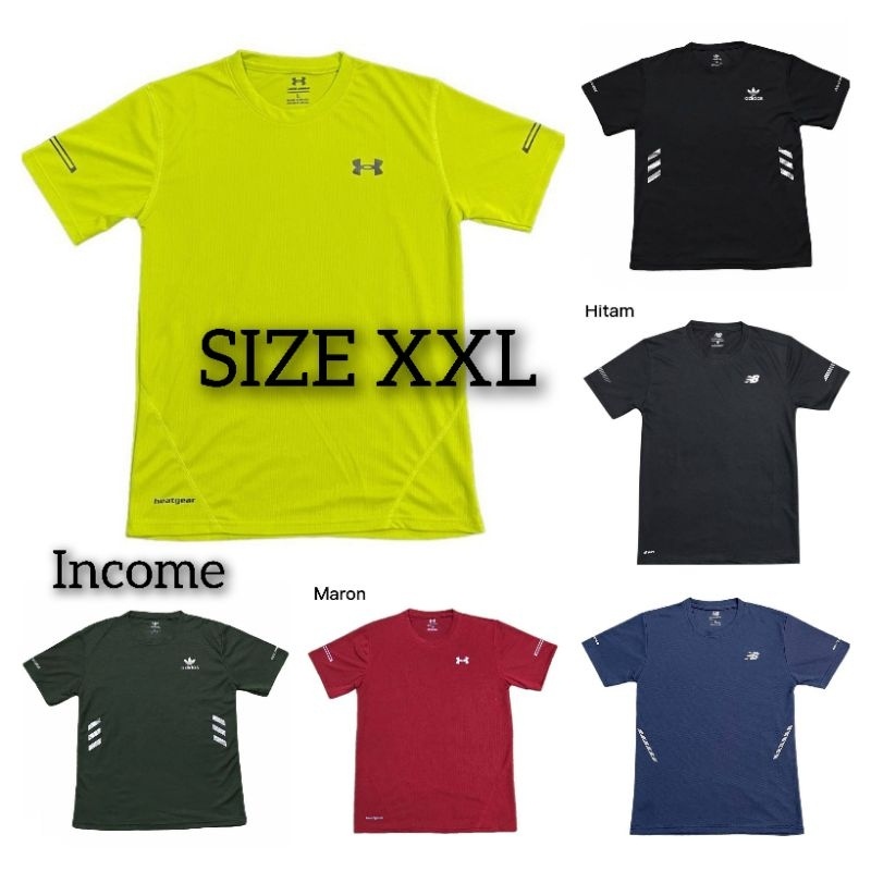 Baju/Kaos XXL Training PRIA XXL Lengan Pendek