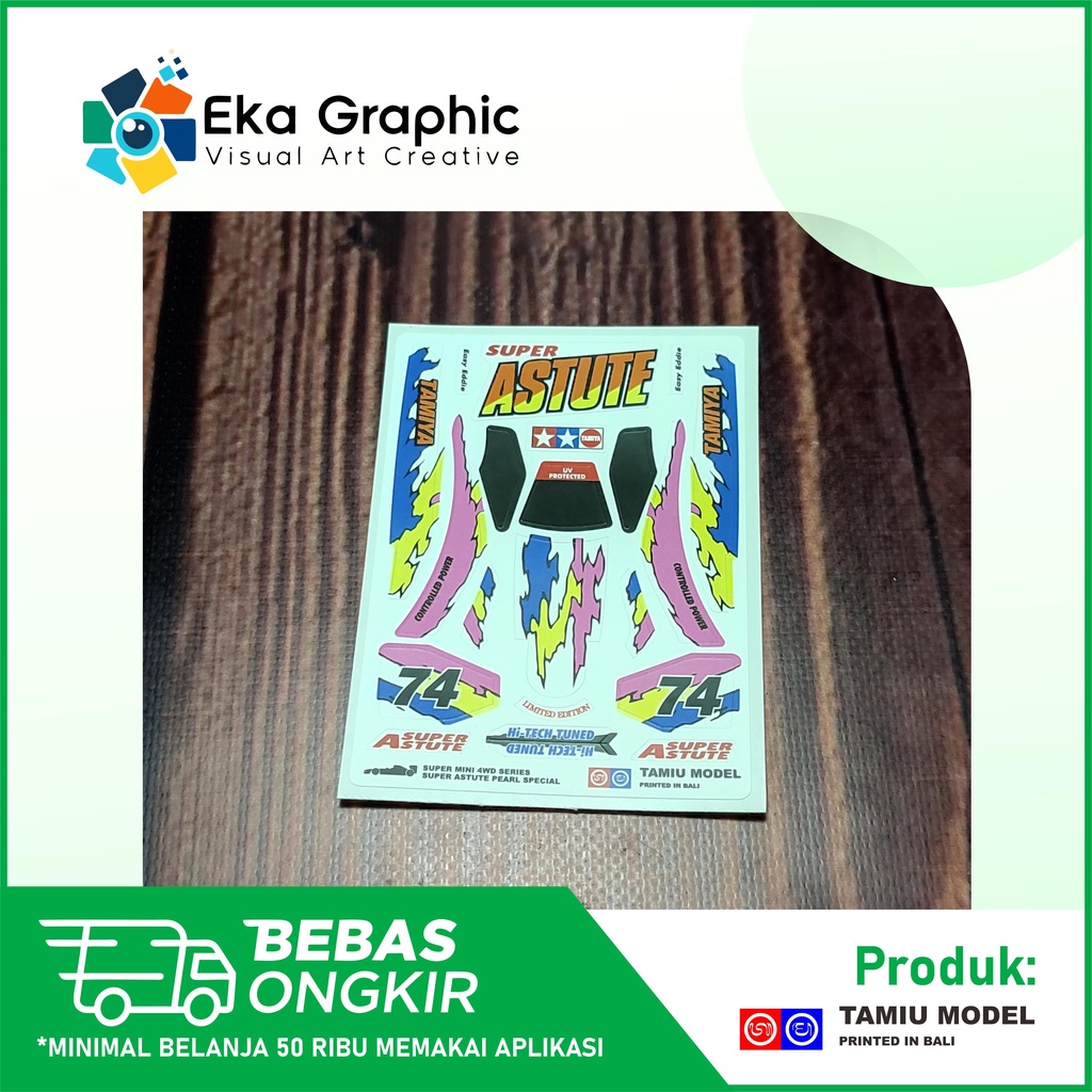 Decal Sticker Super Astute White Pearl