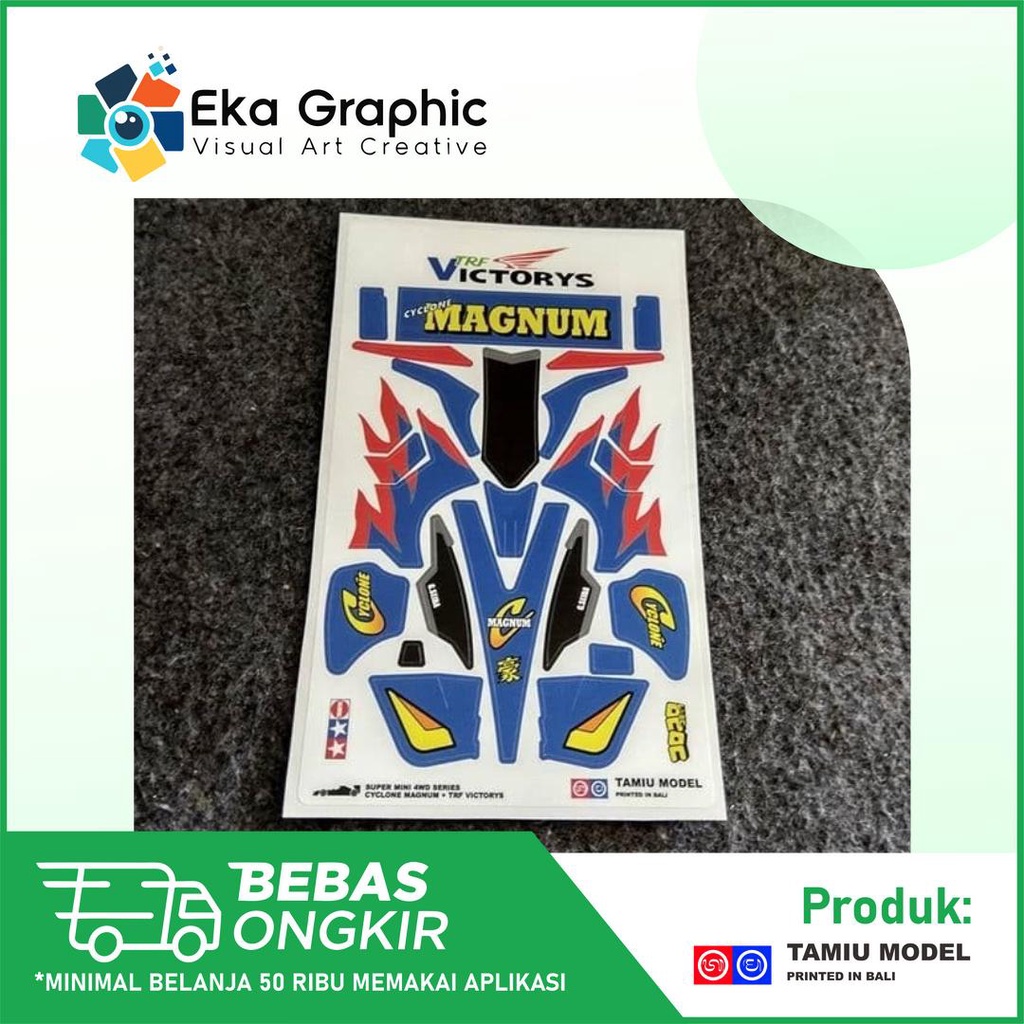 Decal Sticker Cyclone Magnum by Tamiu Model