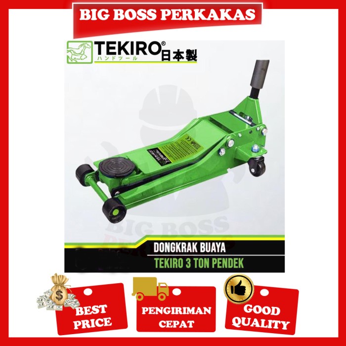 Ready TEKIRO Dongkrak buaya 3 Ton TEKIRO / Dongkrak buaya ceper 3 Ton