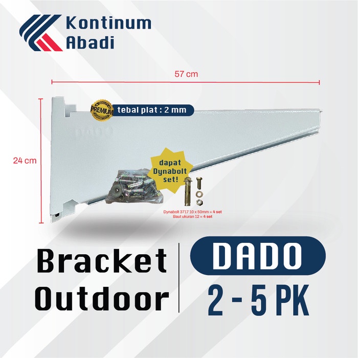 TERBARU BRAKET OUTDOOR AC - DADO 2 - 5 pk