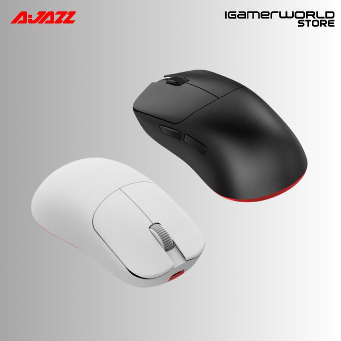 terbaru  ajazz aj099 / aj-099 ultra lightweight dual mode gaming mouse ready