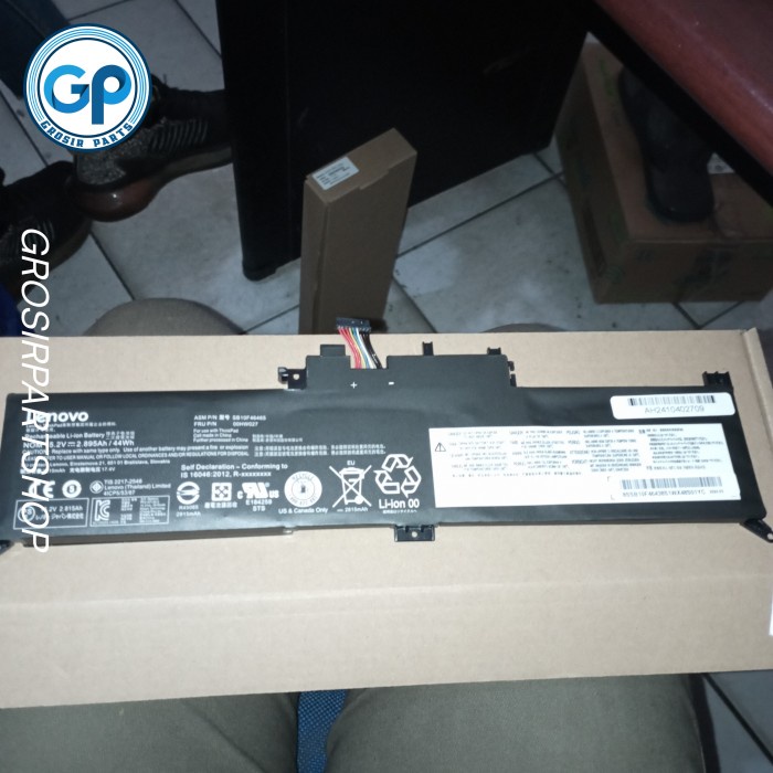 Baterai Laptop Untuk Len Thinkpad Yoga 260 370 X260 X380 00HW027