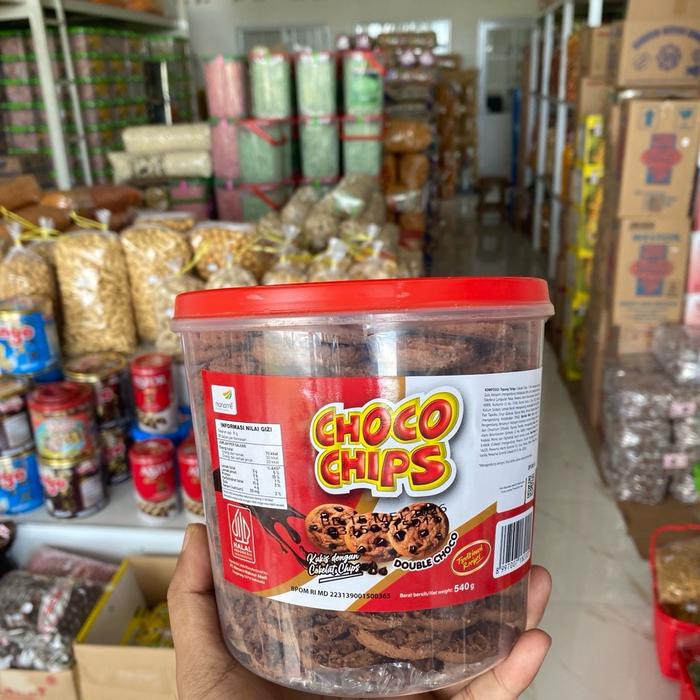 

terbaru !!! kue kering choco chips 1 dus isi 6 jars cokelat cookies ready