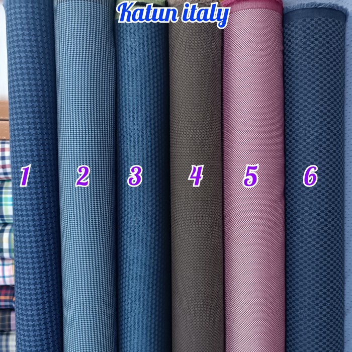 Kain katun Italy Premium Motif Terbaru