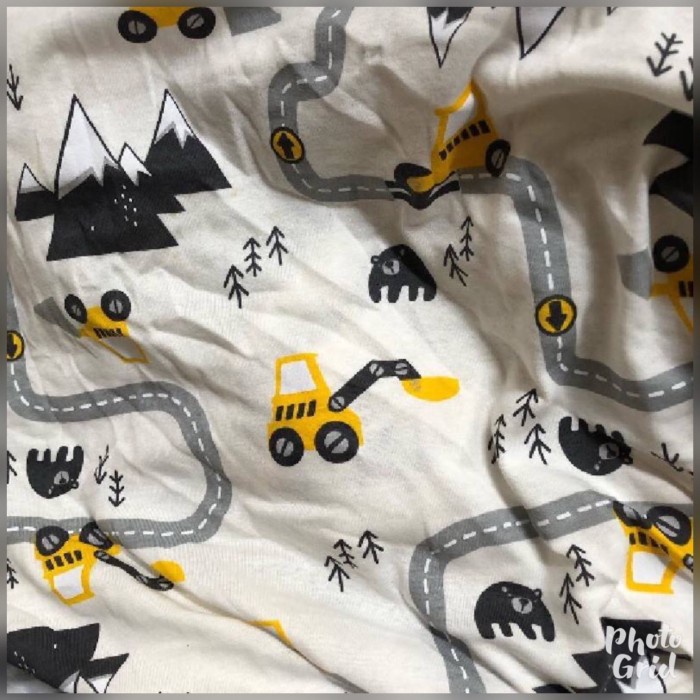 kain kaos katun motif mountain