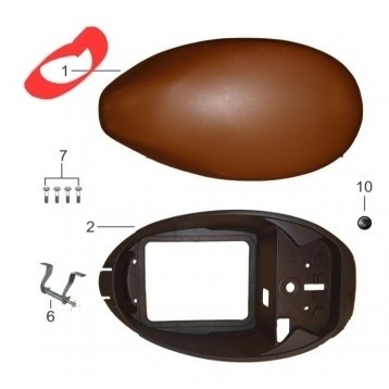 Jok motor Listrik Viar New Q1 Long /panjang original