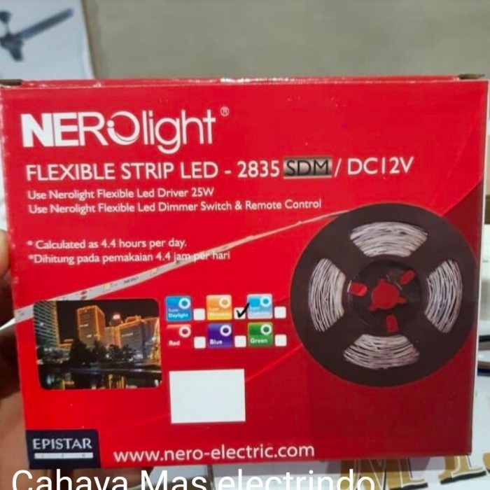 NERO LED STRIP 2835 SMD/ DC12V-IP20 18W/5M - Strip light led Diskon
