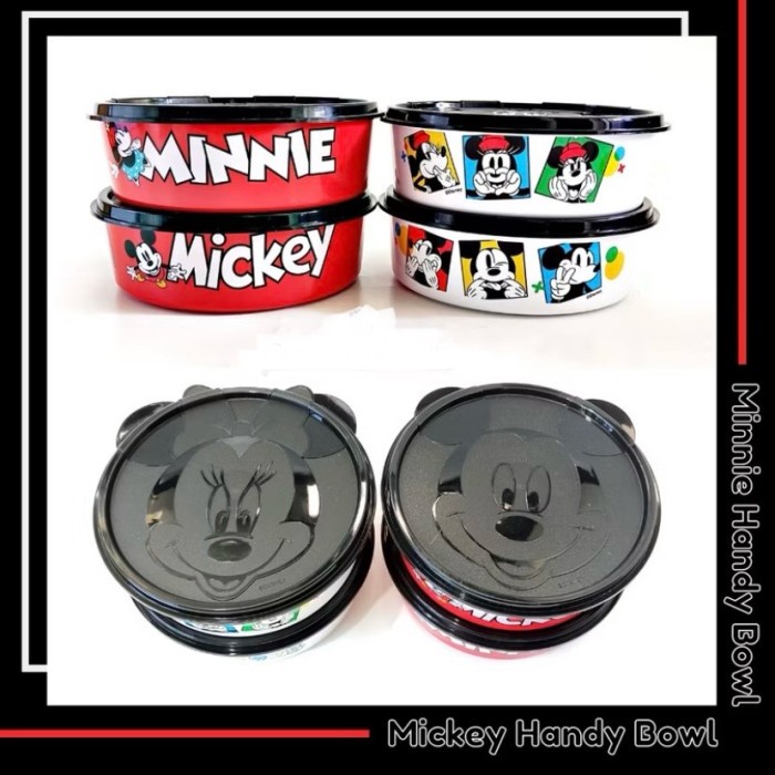 BOTOL MINUM / BOWL MICKEY MINNIE TUPPERWARE KODE 814