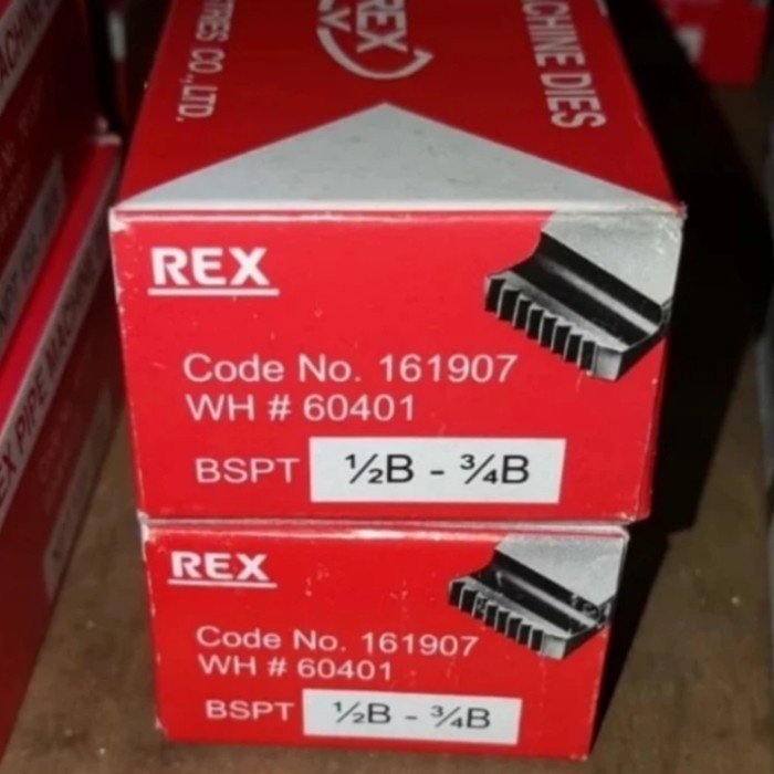Mata senai REX BSPT 1/2-3/4 inch senai pipa japan