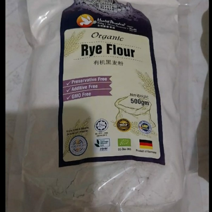 

SALE !!! TEPUNG GANDUM HITAM ORGANIK 500G ORGANIC RYE FLOUR READYY