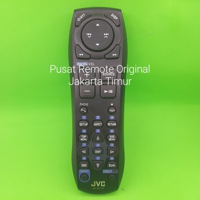 REMOTE REMOT DVD TAPE MOBIL JVC RM-RK255 ORIGINAL ASLI