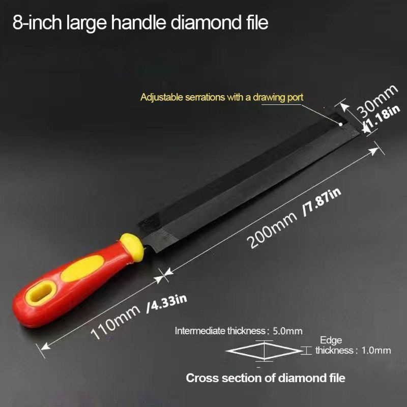 Terlaris Kikir Gergaji T12 / Kikir Gergaji flat besi Original Besar 8 Inch Limited Edition