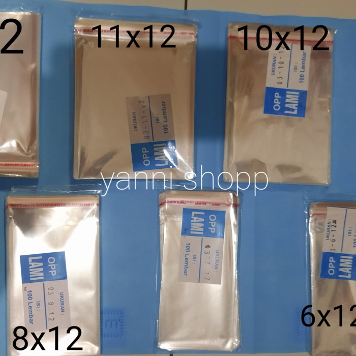 TERMURAH plastik opp seal ukuran 7x15 10x15/opp/plastik lem perekat