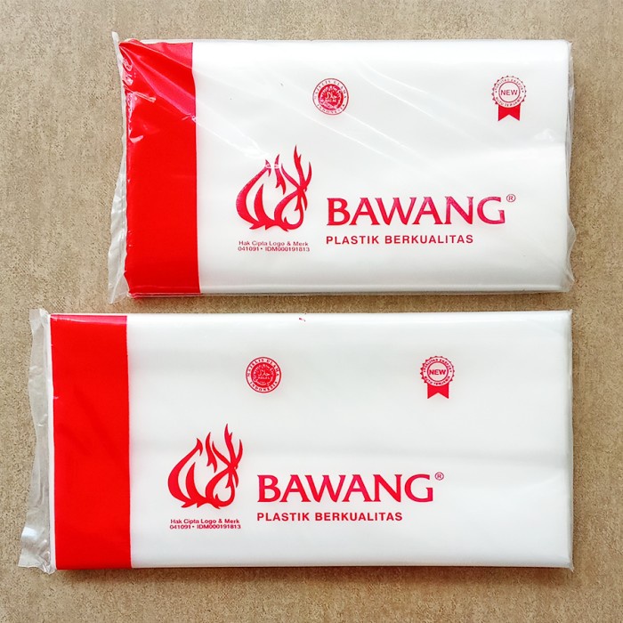 KOMPLIT Plastik PE 25x40 30x45 / 3kg 5kg - Cap Bawang Tebal 08
