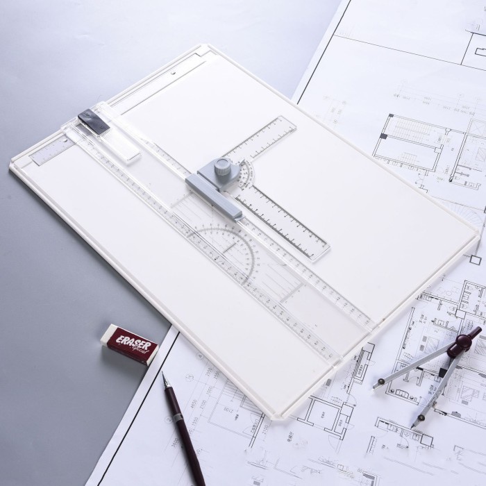 MEJA GAMBAR ARSITEK A3 RAPID, DRAFT, INTERIOR