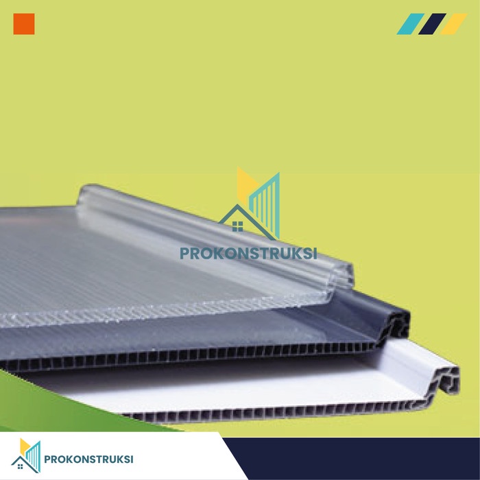 Ez-Lock Atap Polycarbonate Anti Bocor - 1 Paket