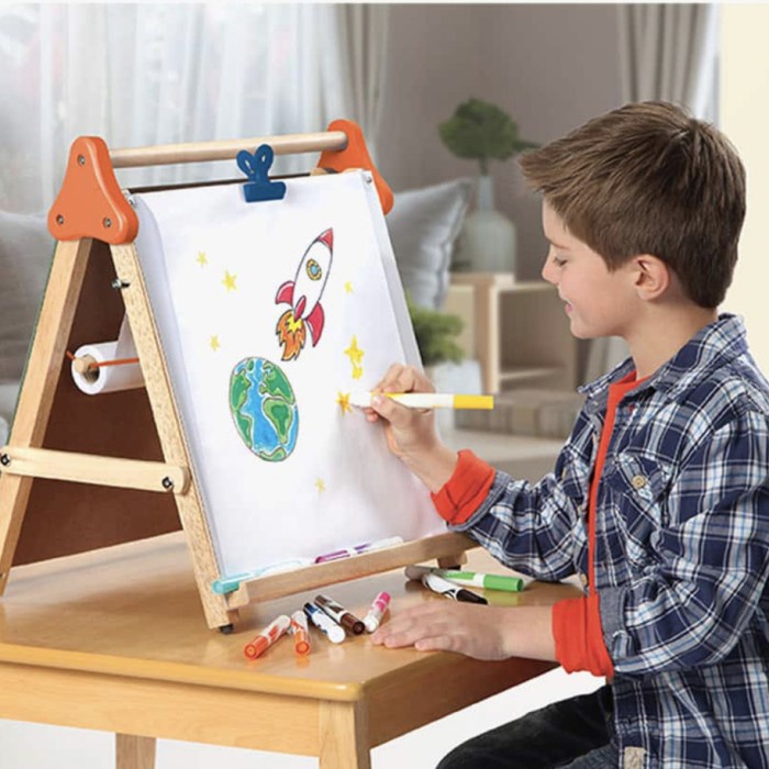 

Discovery Wood Easel Tabletop 3 in 1 Art Center