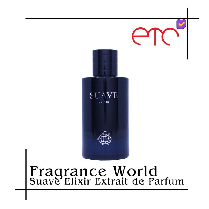 Parfum Pria Fragrance World Suave Elixir Extrait de Parfum 100ml Men