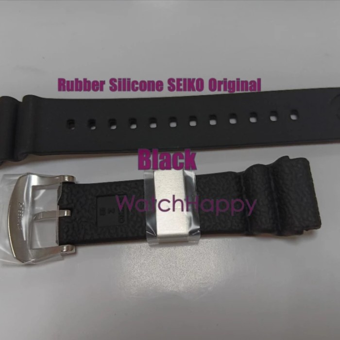Watchhappy Strap Rubber Seiko Original Silicone Samurai Turtle Monster Harga Promo