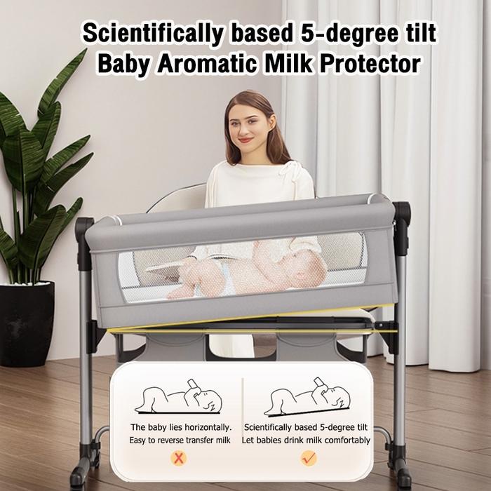 Ready Stok Tempat Tidur Bayi /Baby Bed/Baby Box Murah Travee Cribe Newborn Furniture/Box Tempat