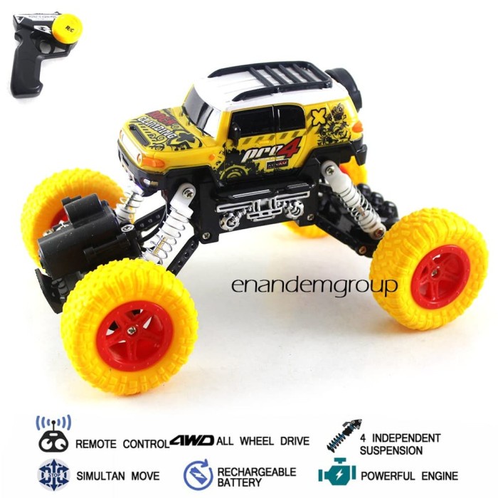 Mainan Mobil Remot Kontrol Rc Offroad Climbing 4WD