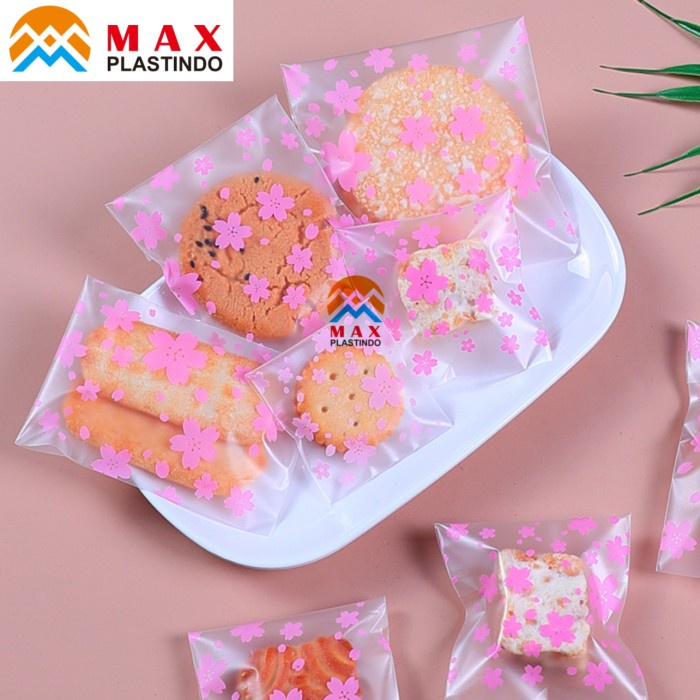 TERUJI PLASTIK OPP COOKIES DOFF / PLASTIK OPP MOTIF / OPP SAKURA DOFF