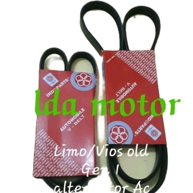 Ready Tali Kipas V Belt Komplit Alternator AC Power Steering Toyota Limo Vios Old Gen 1 Tahun