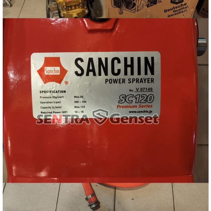 New Sanchin 120 + Dinamo Elektromotr 10 Hp Faw-Vw 100% Tembaga