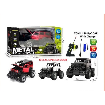 HS NEW Mainan Mobil METAL CLIMBING CAR 1:18 Mainan RC Mobil Remote Control