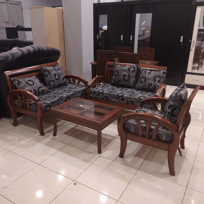 PREMIUM kursi tamu minimalis kayu jati / set kursi tamu kayu jati / kursi kayu