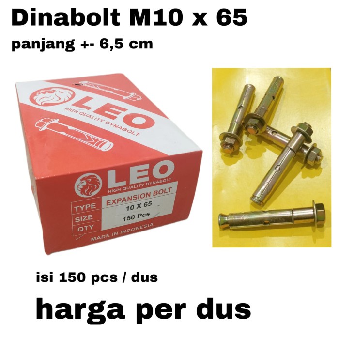 Dinabolt 10 X 65/ dinabolt murah/ dinabolt per dus