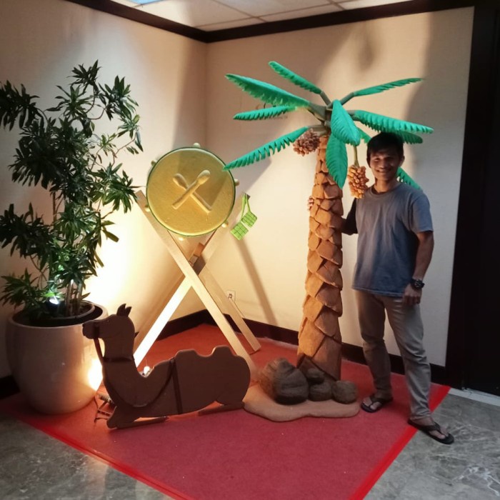 

HOT SALE! DEKORASI RAMADHAN STYROFOAM POHON KURMA , BEDUG & UNTA