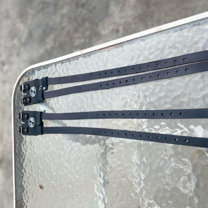 Leather Strap Double Gate HSN untuk toeclip fixie atau fixed gear
