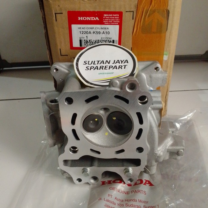 Blok Cylinder Head K59 Honda Vario Pcx Ori Ahm 1220A-K59-A10