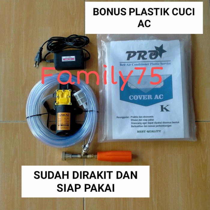 Alat steam cuci motor Paket plastik cuci ac Mesin setim cuci motor ac