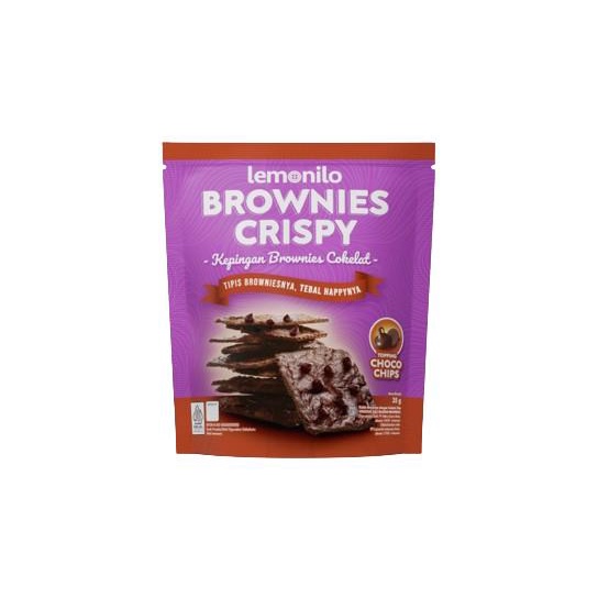 

terbaru !!! 12 pcs lemonilo brownies crispy chocochips 35g ready