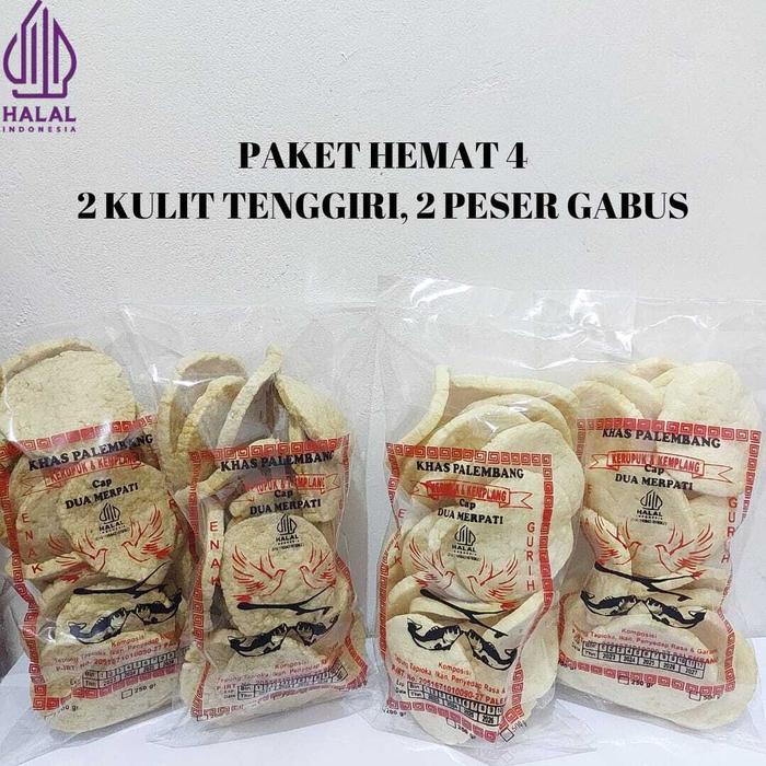 

terbaru !!! paket hemat 4 [ 2 kulit tenggiri, 2 peser gabus] ready