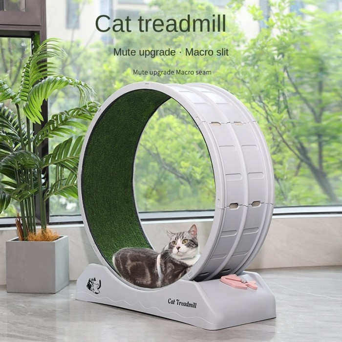 Cat Roller Treadmill Silent Cat Running Wheel Plastic Foot Movement