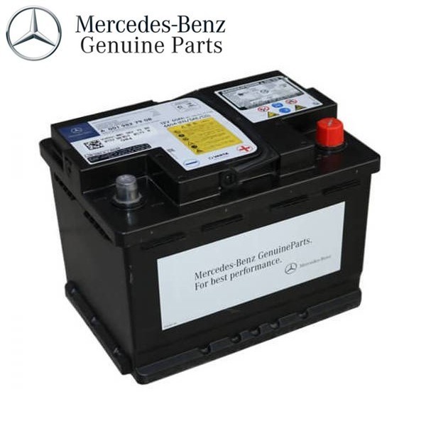 Hemat Original Mercedes W204 C Class W212 E Class Starter Battery Aki 60Ah