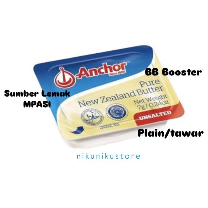 

UB ANCHOR UNSALTED BUTTER MPASI BB BOOSTER ECER SATUAN KEJU MPASI BAYI FOOD BAKING MASAKAN MAKANAN