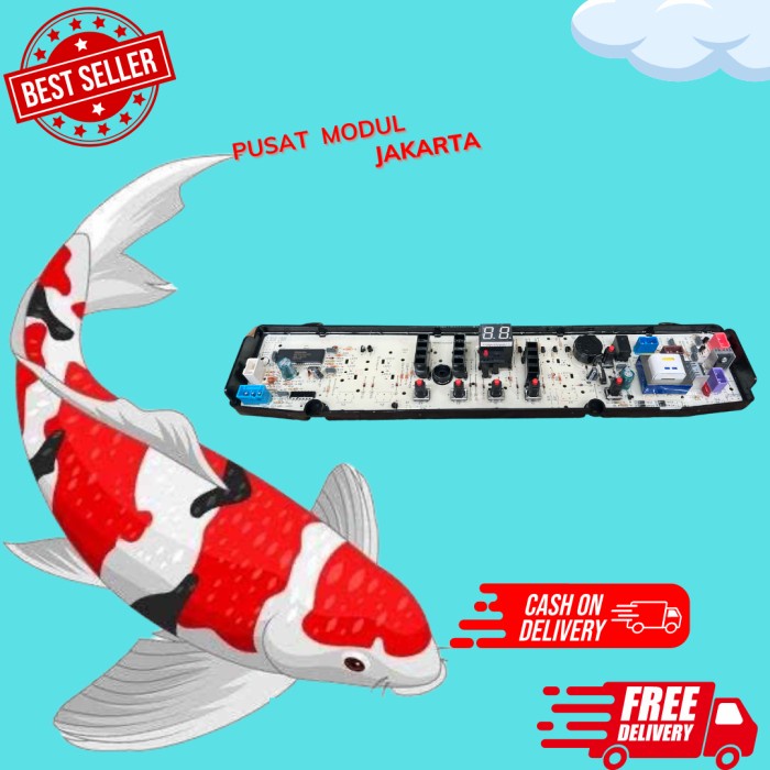 SANKEN QW-S100 modul pcb mesin cuci Top Loading ORIGINAL