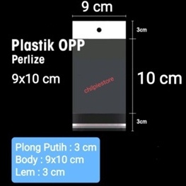 Promo PLASTIK OPP PERSIZE DISPLAY GANTUNG UNTUK KEMASAN AKSESORIS Limited Edition